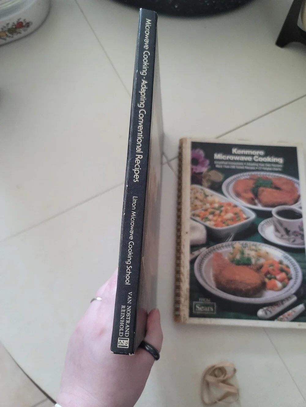 Vintage Microwave Cookbook Lot (2 Books) - Litton & Kenmore Sears 1979